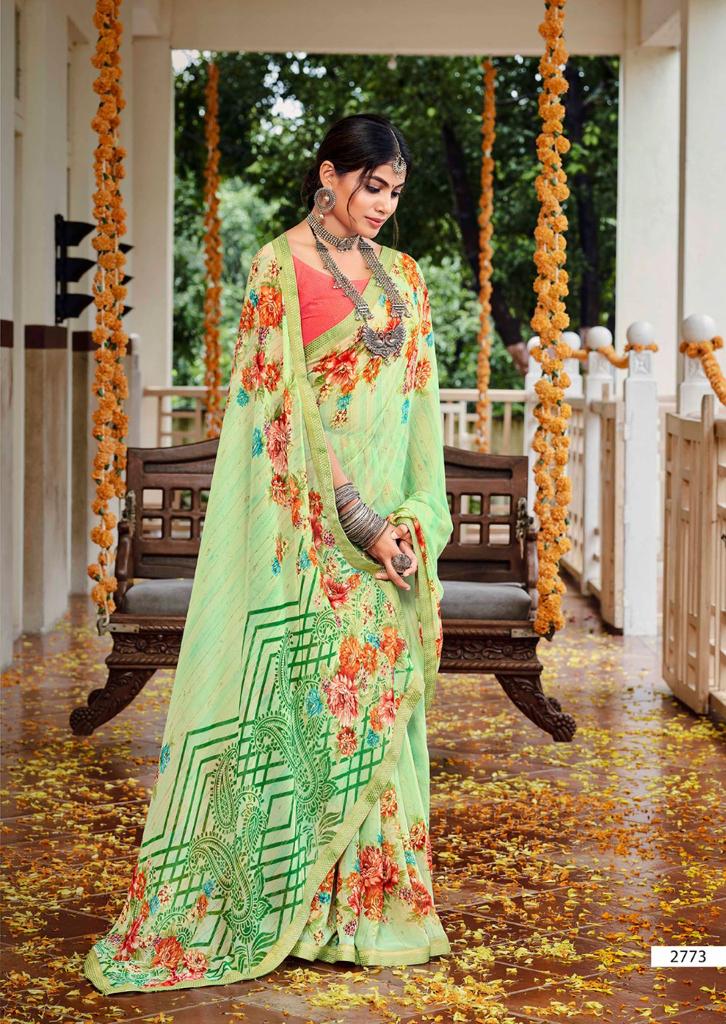 Kashvi Maushami Georgette Wholesale Saree Collection 